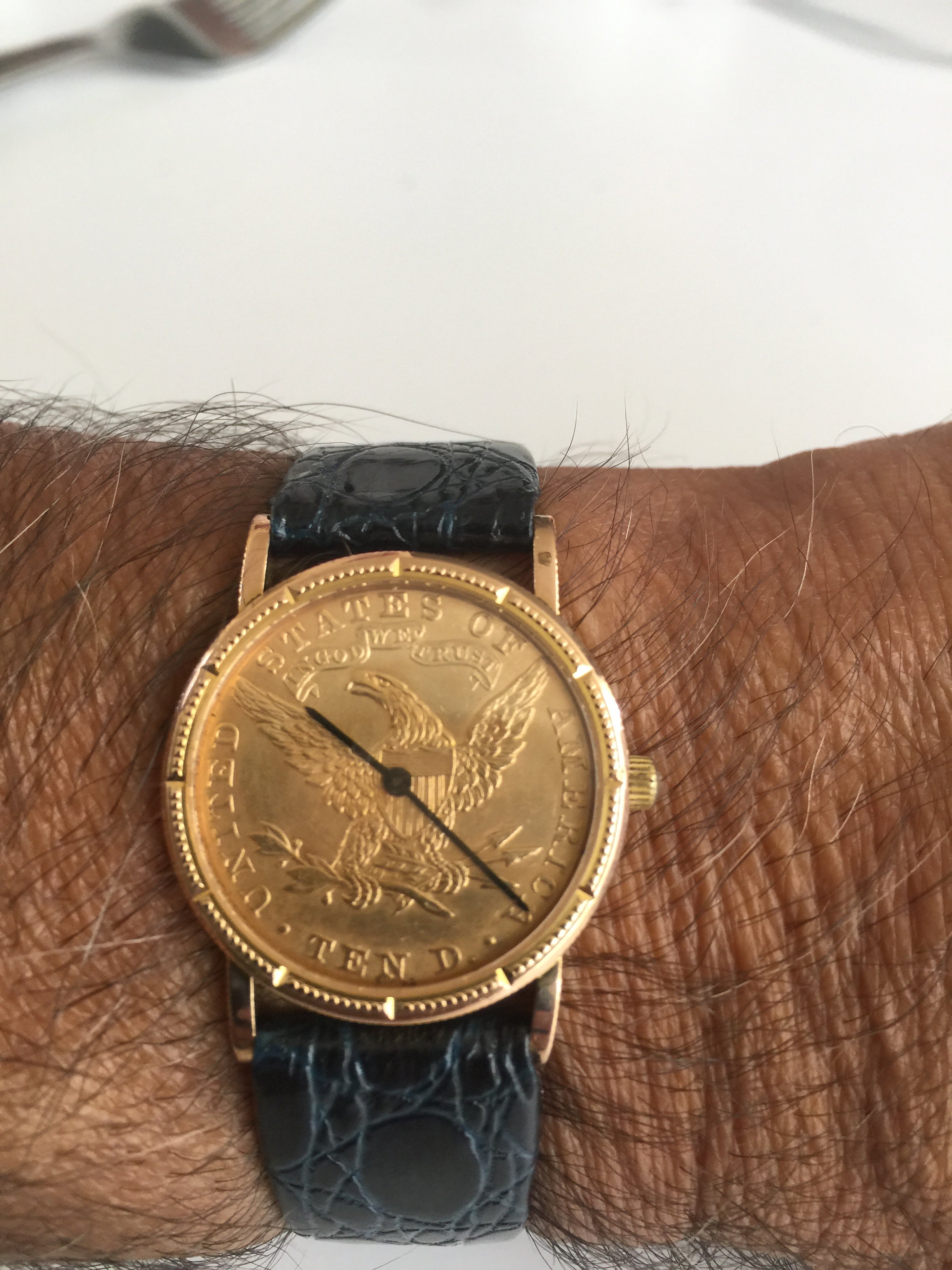 Corum 10 Dollars Coin Solid Gold Manual Wind Watch Windsor Jewels