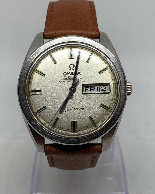 Omega Seamaster Automatic Chronometer Officially Certified Sunburst Dial Ca. 1960s Serviced