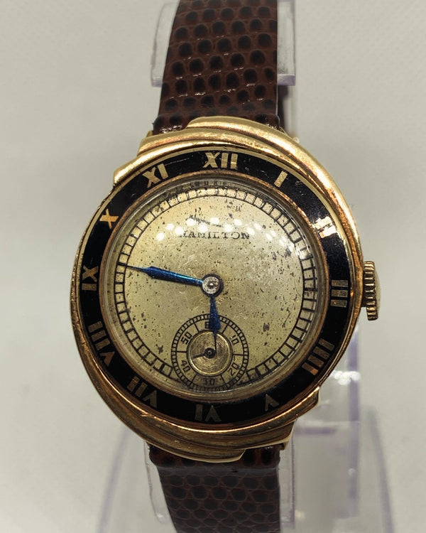 Hamilton SPUR Asymmetric 14K Wrist Watch Ultra RARE