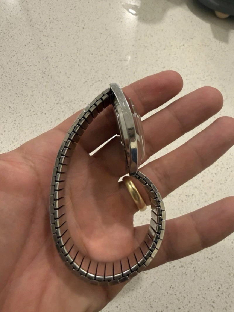 Bulova Diamond Vintage 1970’s Accuquartz Diamond Sunburst Dial Watch