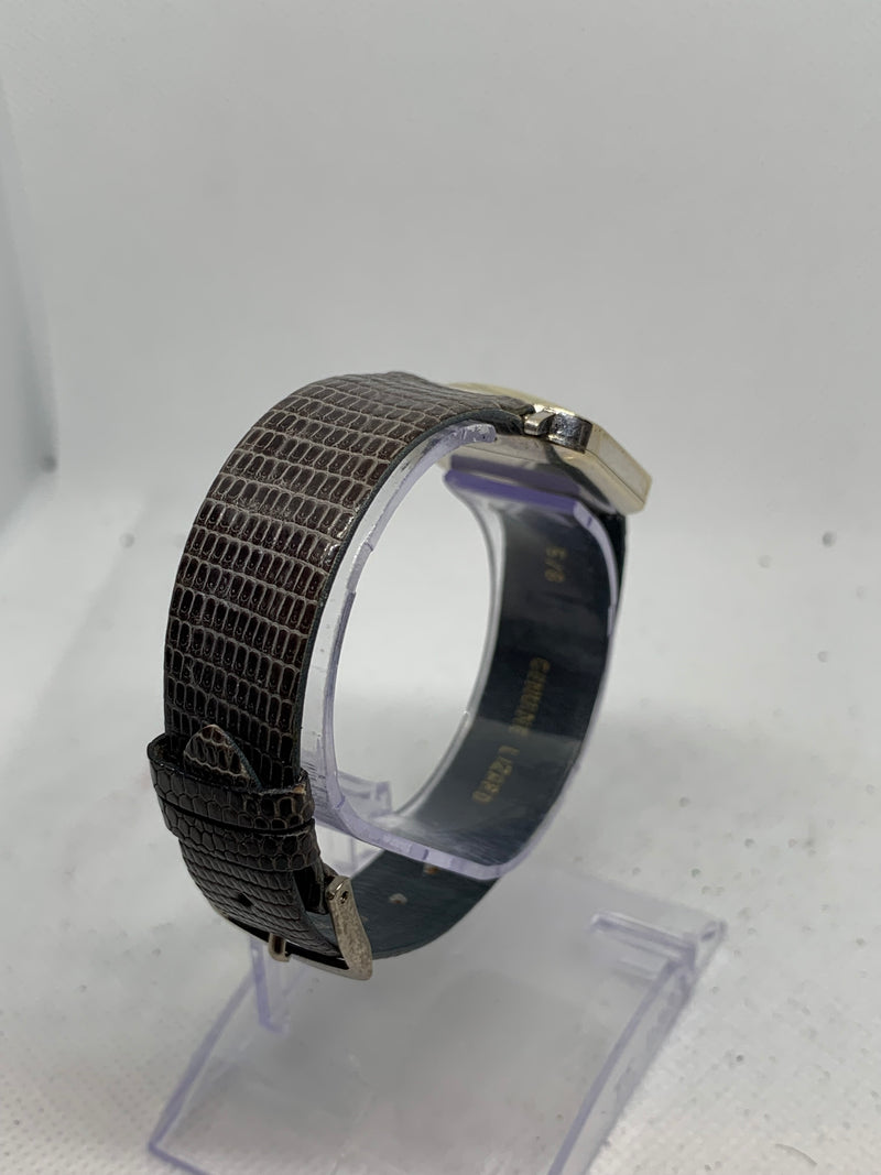 Omega Art Deco Solid White Gold