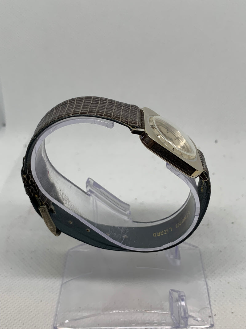 Omega Art Deco Solid White Gold