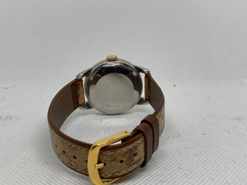 Movado Vintage Solid Gold Bezel Automatic 14K Solid gold Bezel Watch