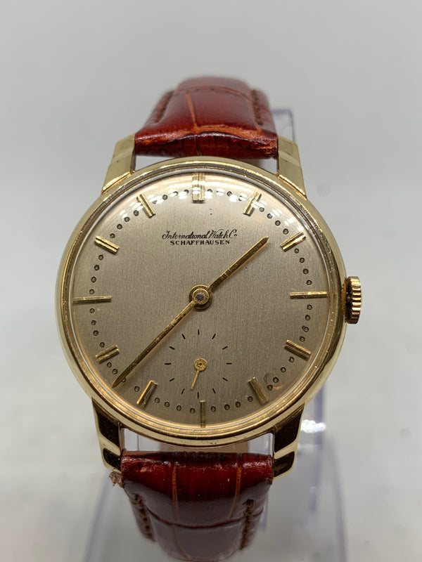 IWC Solid 14K Gold Dress Watch