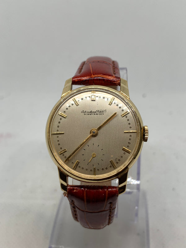 IWC Solid 14K Gold Dress Watch