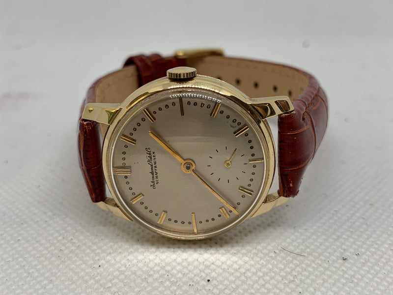 IWC Solid 14K Gold Dress Watch