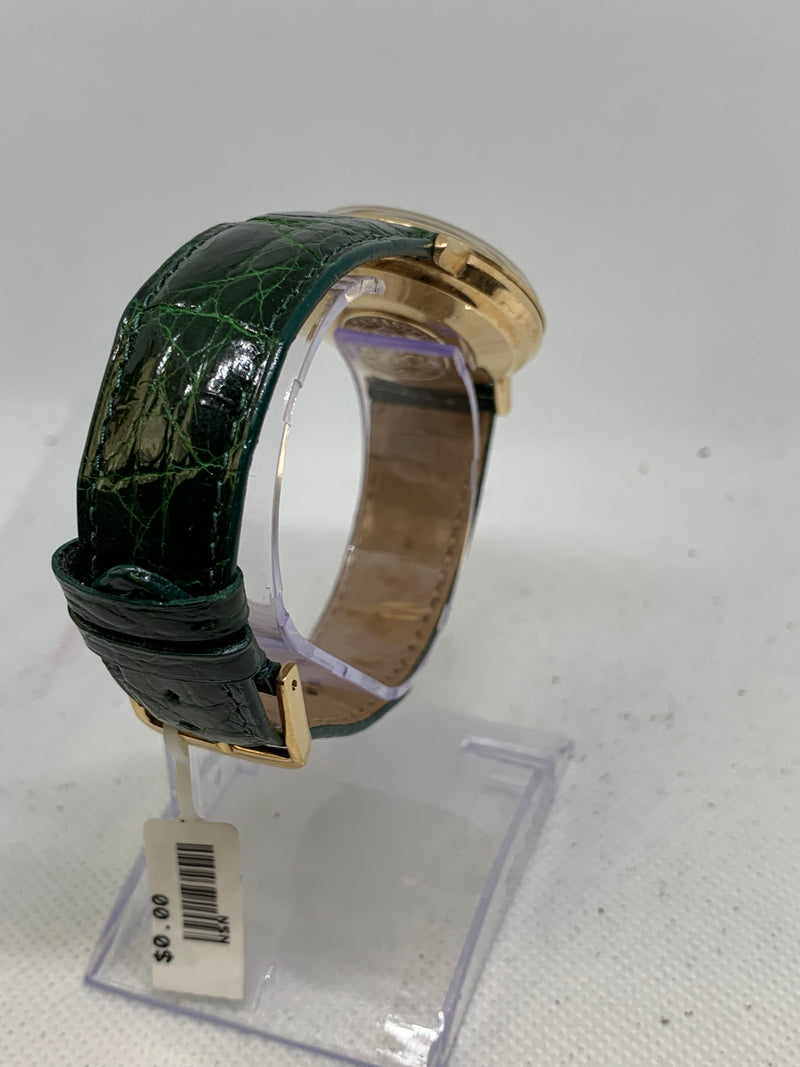 Omega Seamaster DeVille De Ville Automatic 18K Solid Gold Factory diamond dial Watch Stunning Condition