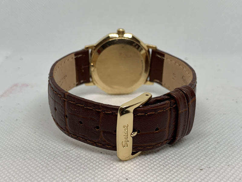 Omega Constellation Quartz 14K Solid Gold Watch