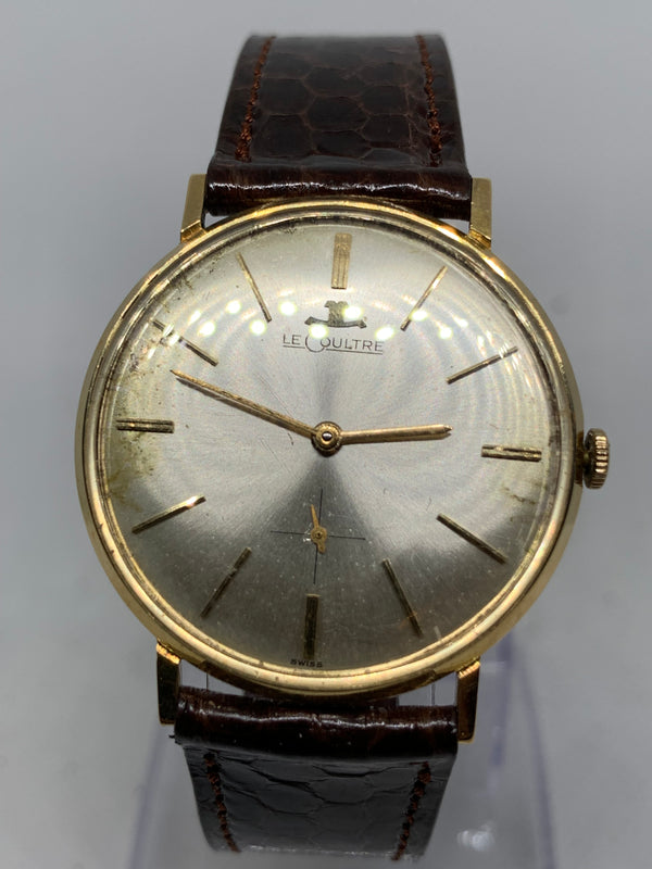 Jaeger-LeCoultre Manual Wind 18K Solid Gold Watch Ca.1950s