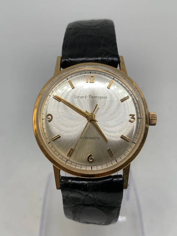 Girard Perregaux Gyromatic Vintage 14k Solid Gold Watch