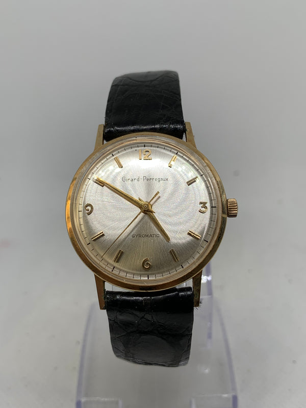 Girard Perregaux Gyromatic Vintage 14k Solid Gold Watch