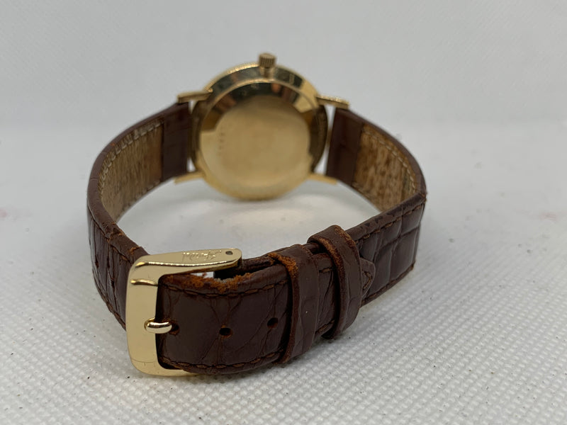 Lucien Piccard Automatic Seashark Vintage 14k Solid Gold Watch