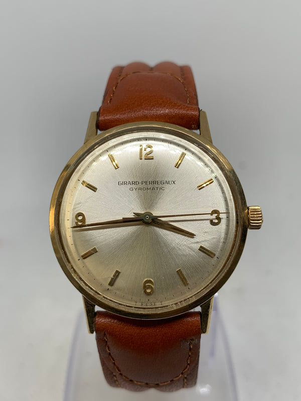 Girard Perregaux Gyromatic Vintage 14k Solid Gold Watch