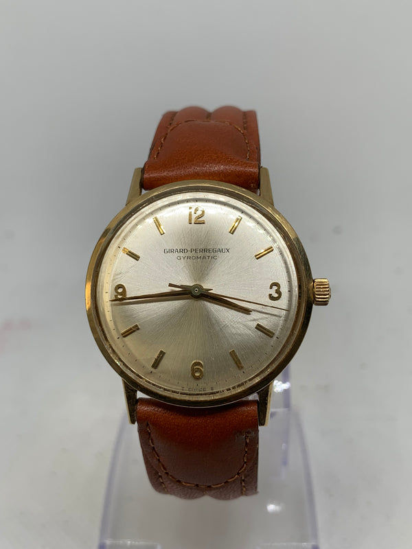 Girard Perregaux Gyromatic Vintage 14k Solid Gold Watch