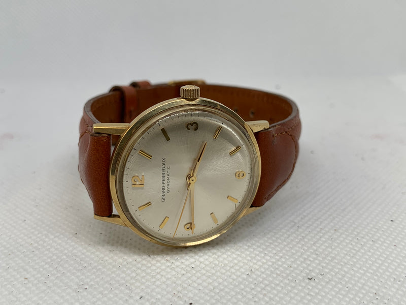 Girard Perregaux Gyromatic Vintage 14k Solid Gold Watch