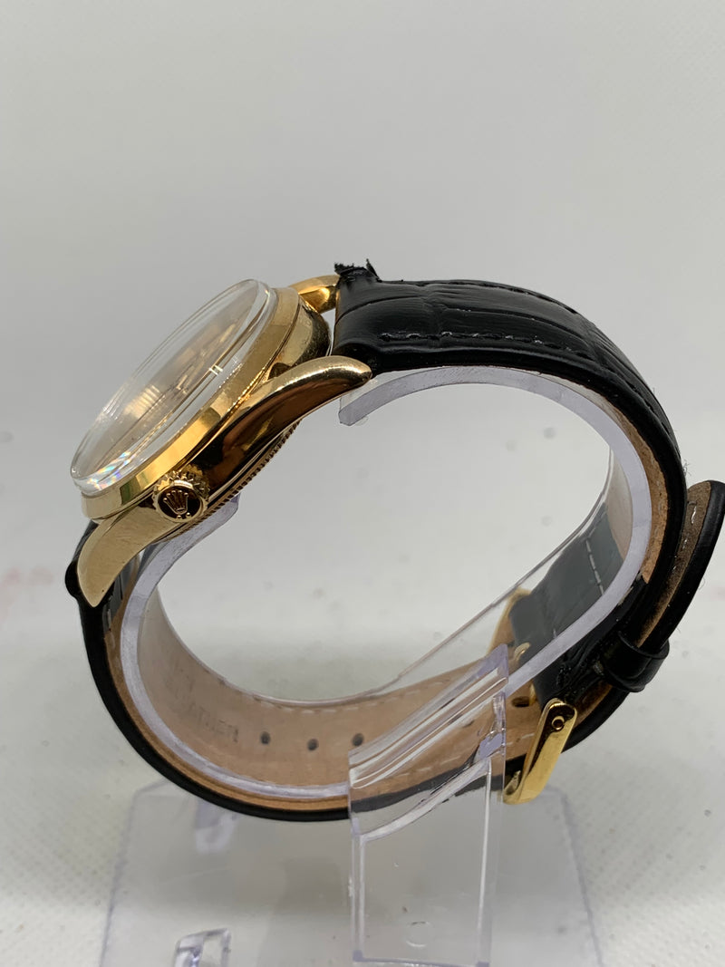 Rolex Oyster Perpetual 34 6590 Solid 18K Gold