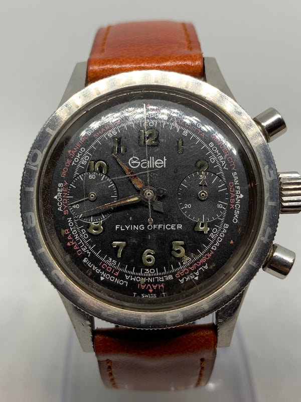Gallet Chronograph Gallet Cronografo Flying officer