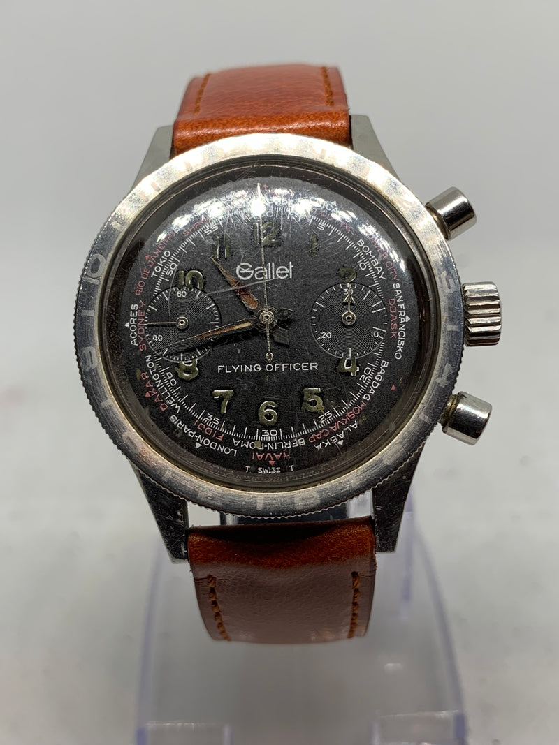 Gallet Chronograph Gallet Cronografo Flying officer