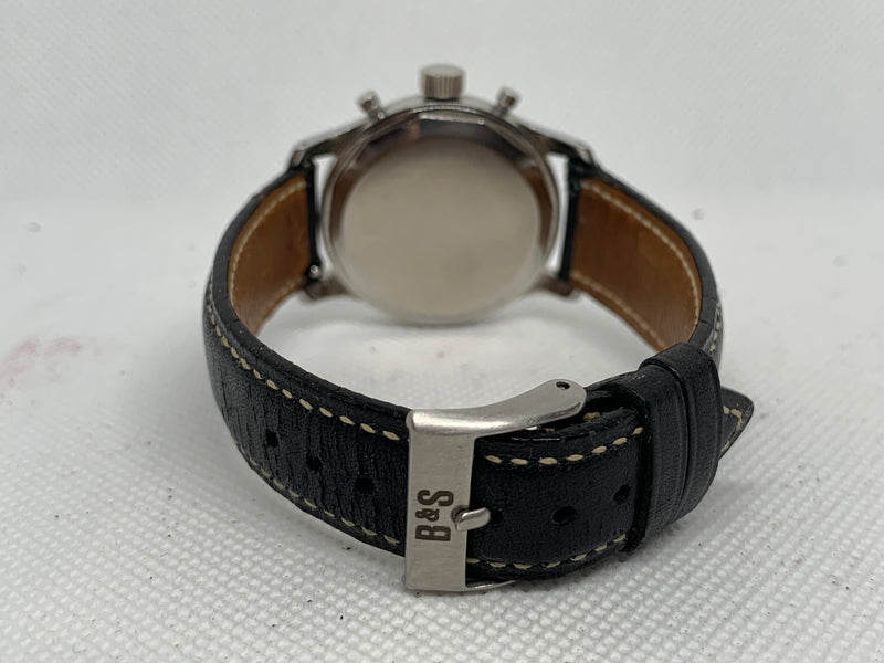 Farex Stepcase Chrono 1940s Valjoux 23