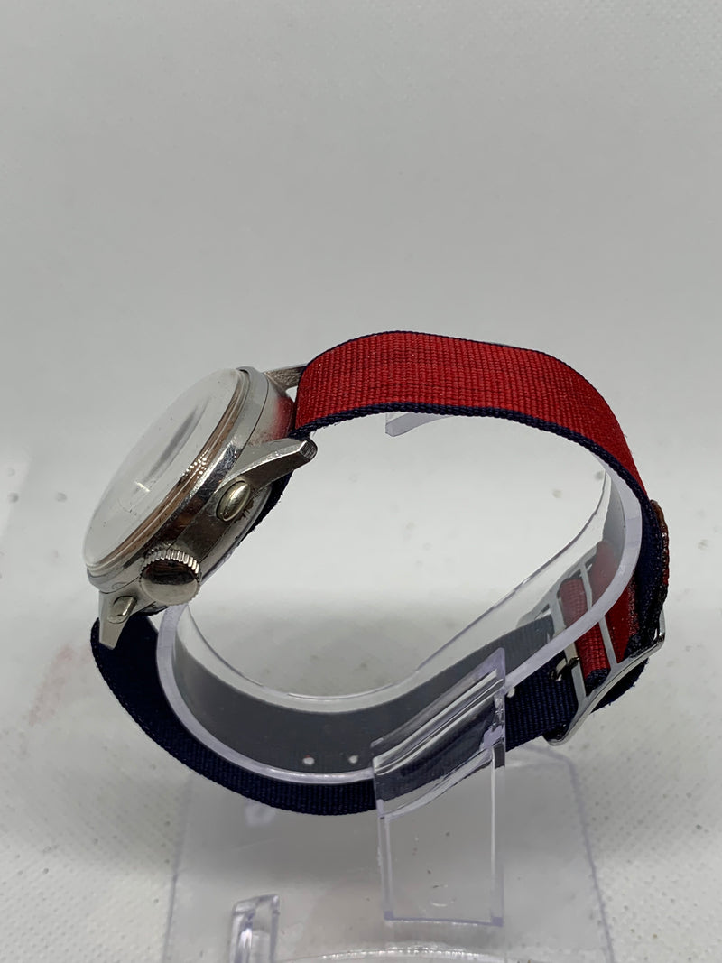 Minerva Salmon Dial Vintage Chronograph WOW