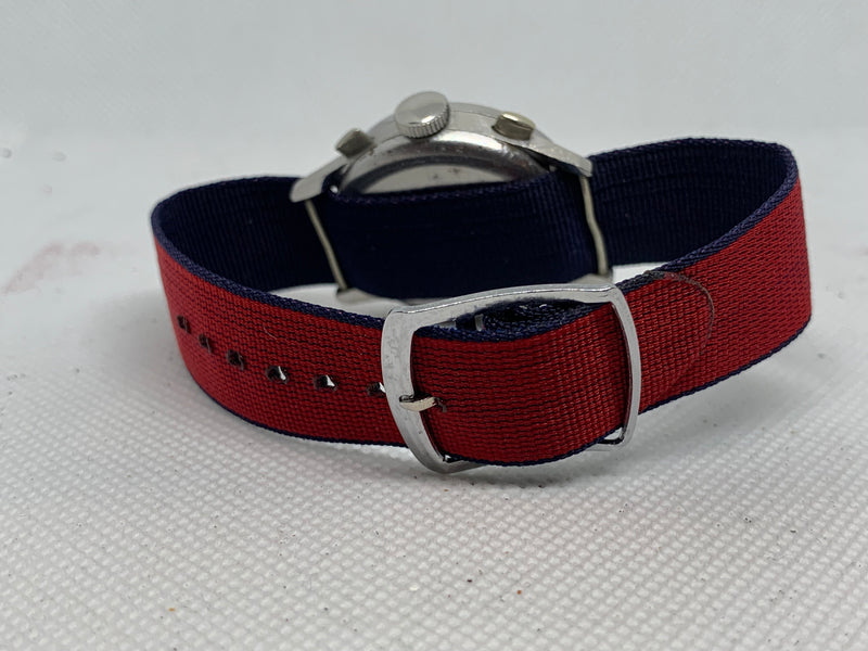 Minerva Salmon Dial Vintage Chronograph WOW