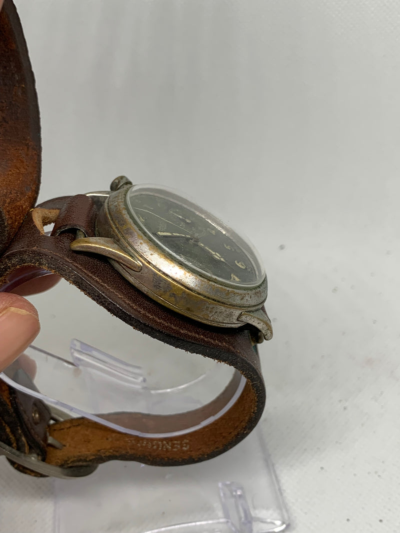 Hanhart Vintage Monopusher Eindrücker Chronograph WW2 Cal.40/50