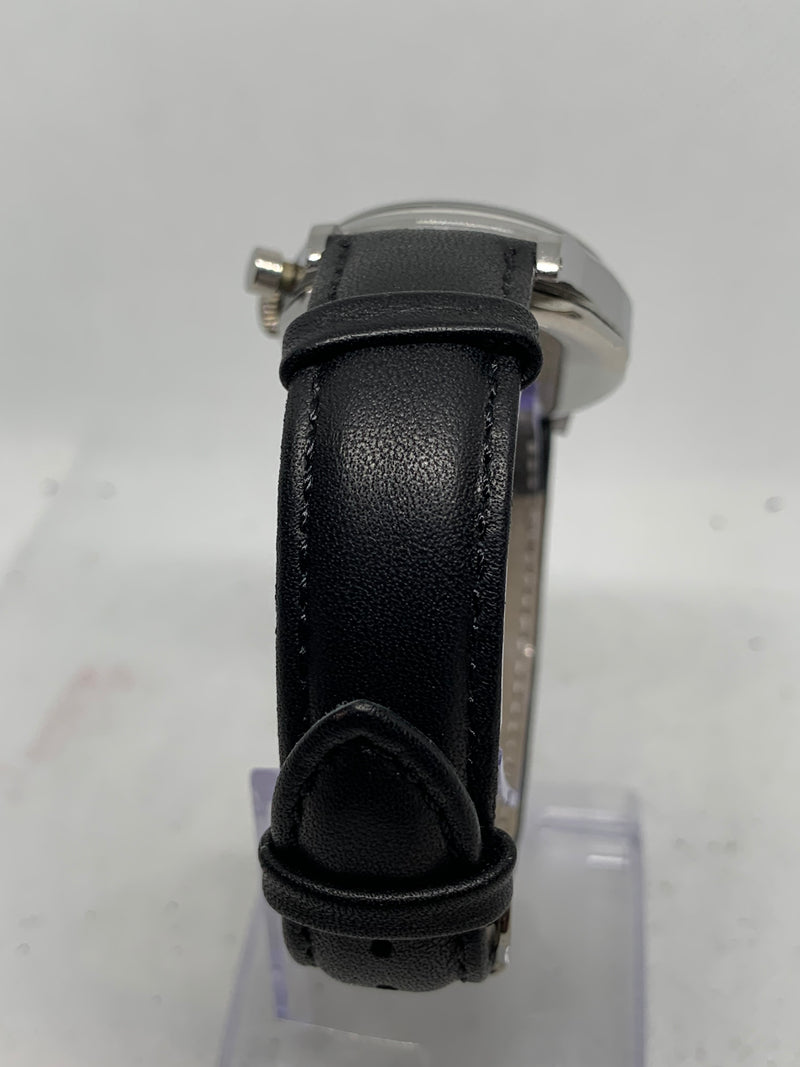 Heuer Vintage Chronograph Big Eyes Black Glossy Dial Valjoux 23 from 50s