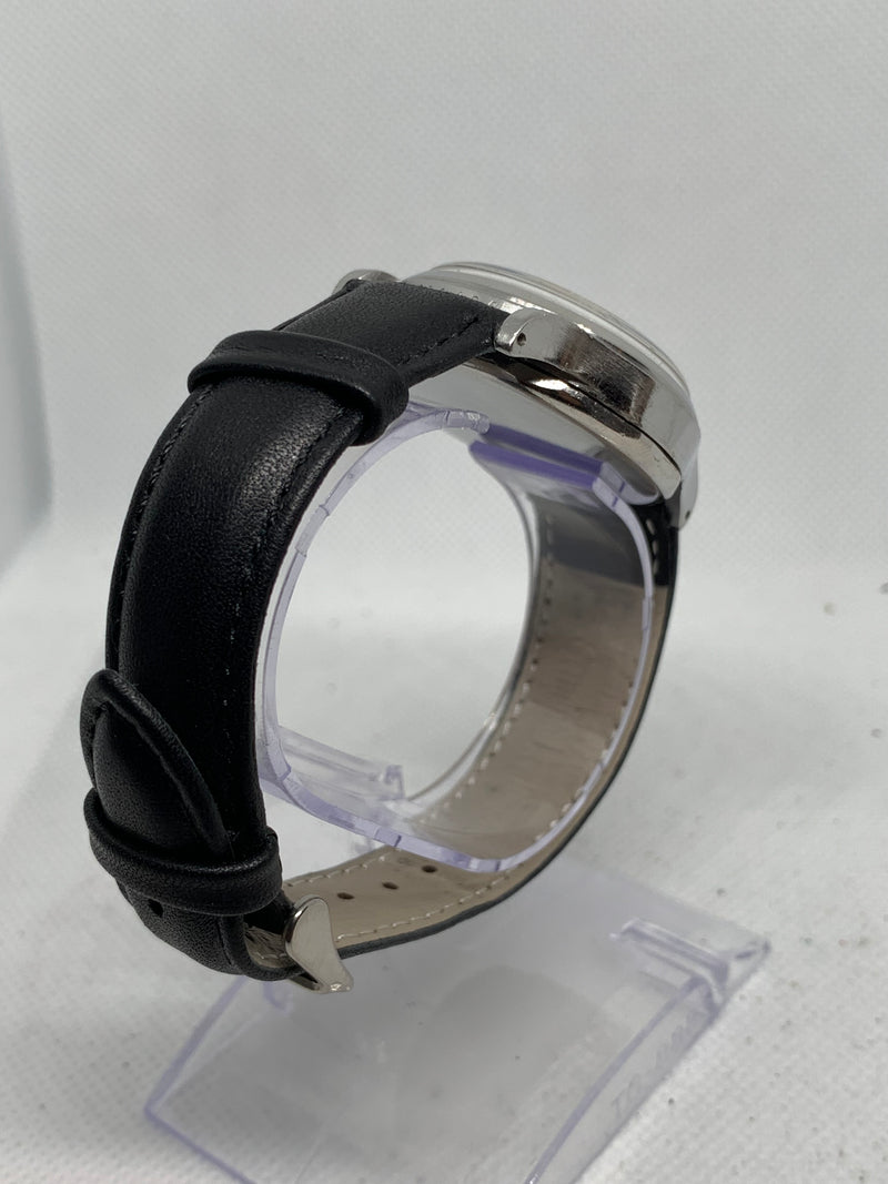 Heuer Vintage Chronograph Big Eyes Black Glossy Dial Valjoux 23 from 50s