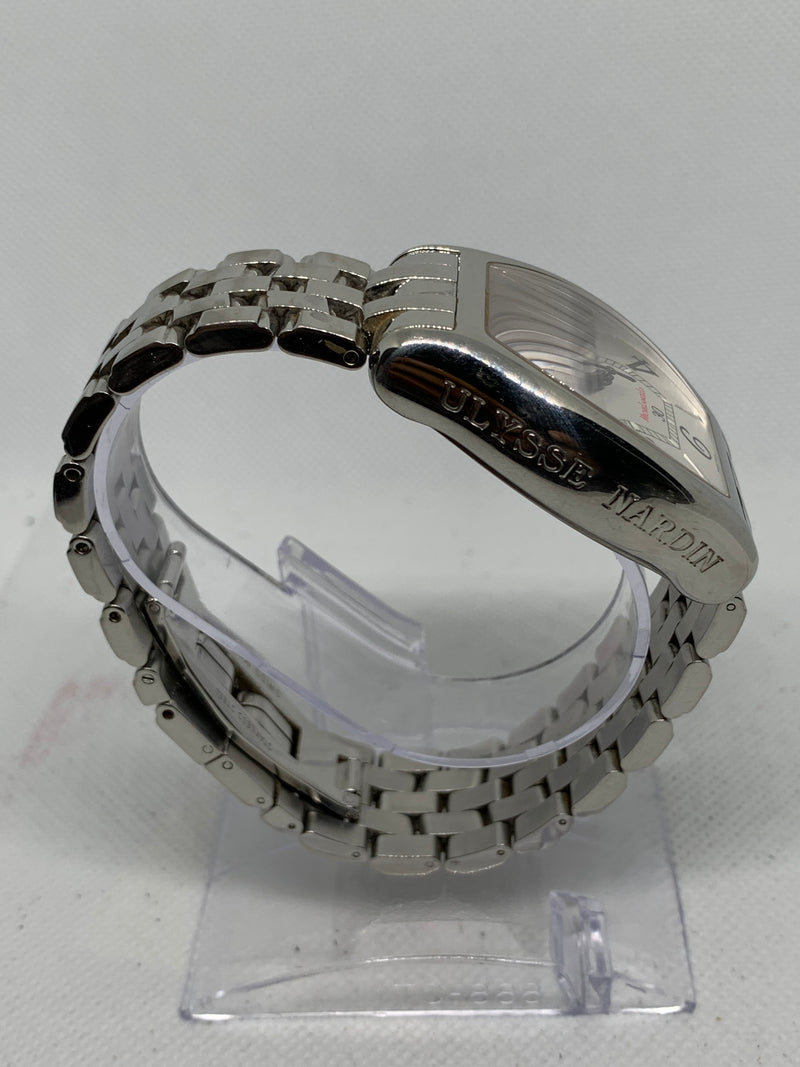 Ulysse Nardin Michelangelo Big Date 233-68 35 x 37mm Silver Dial Steel Braclet Full Set Excellent