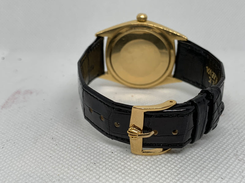 Rolex Oyster Perpetual 36 Ref 1012 Ultra Rare Ca. 1960s 18K Solid Gold Very Rare Only this one available for Sale in whole World