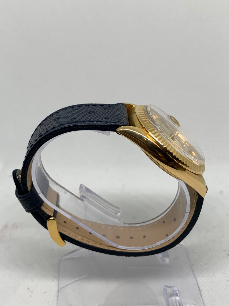 Rolex Datejust 36 36mm 1601 18K Solid Yellow Gold Gold Dial Automatic Watch Unpolished Case