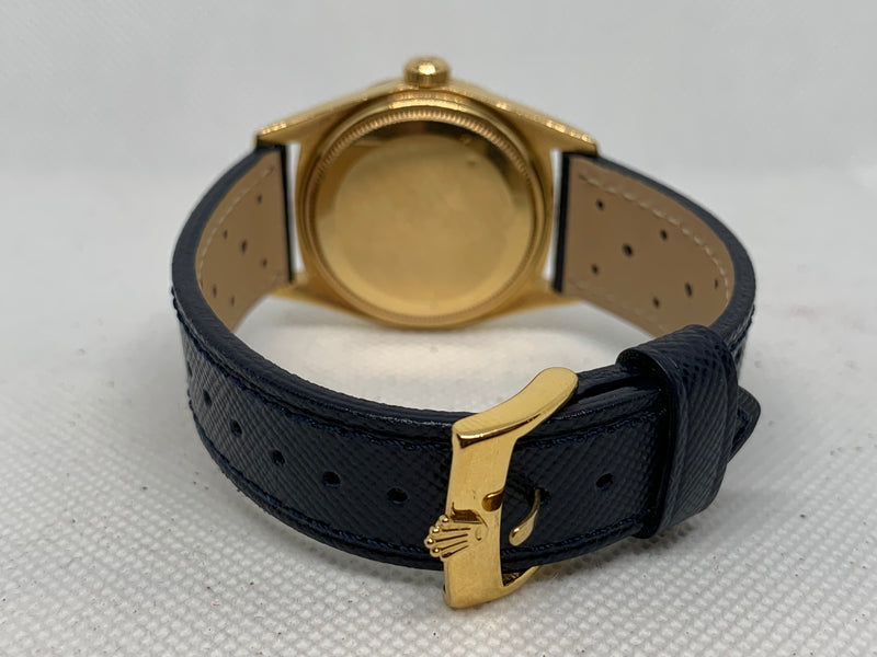 Rolex Datejust 36 36mm 1601 18K Solid Yellow Gold Gold Dial Automatic Watch Unpolished Case