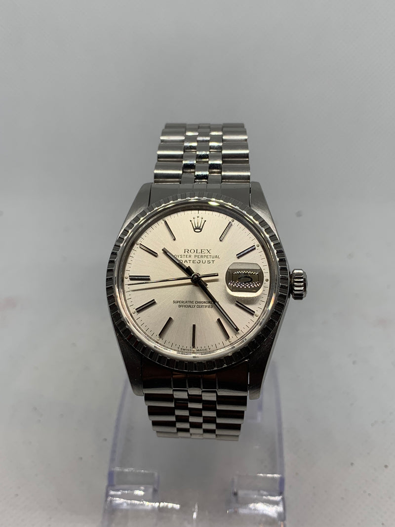 Rolex Datejust 36 Vintage Datejust 1983 Reference 16014 Silver Dial 36mm Case