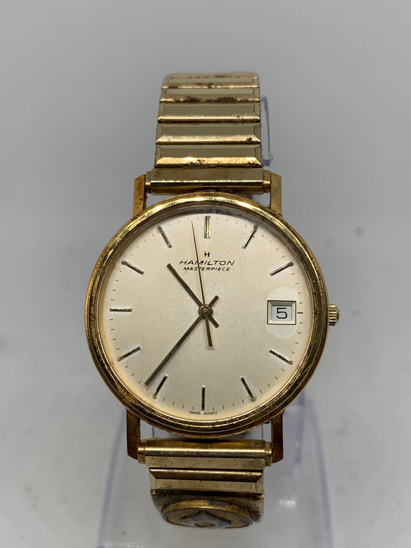Hamilton Masterpiece Gold Filled 10K Watch