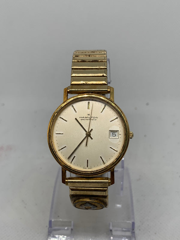 Hamilton Masterpiece Gold Filled 10K Watch