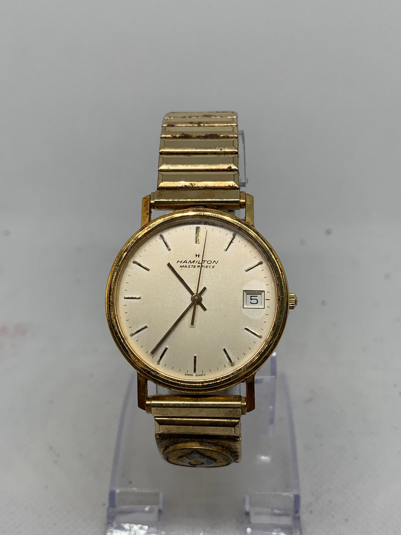 Hamilton Masterpiece Gold Filled 10K Watch
