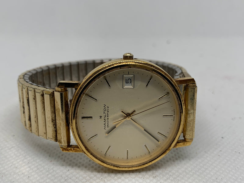 Hamilton Masterpiece Gold Filled 10K Watch