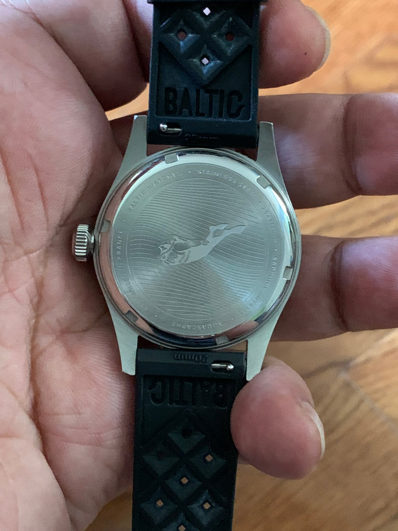 Baltic Aquascaphe Classic Black Cream 39mm Automatic 200m