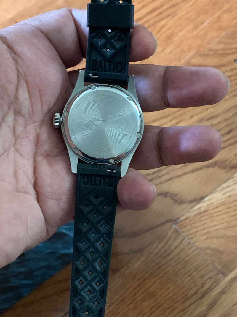 Baltic Aquascaphe Classic Black Cream 39mm Automatic 200m