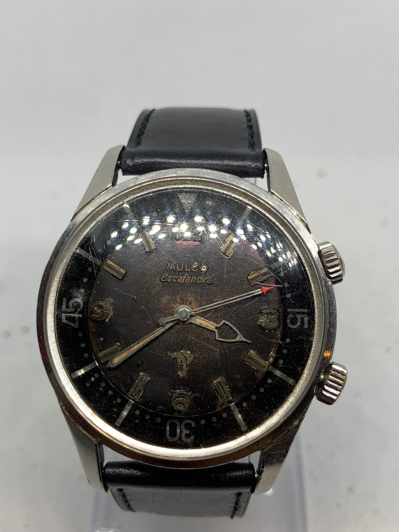 Mulco ESCAFANDRA SUPER COMPRESSOR – Swiss automatic vintage watch Ref. 250-101 Cal. ETA 2375