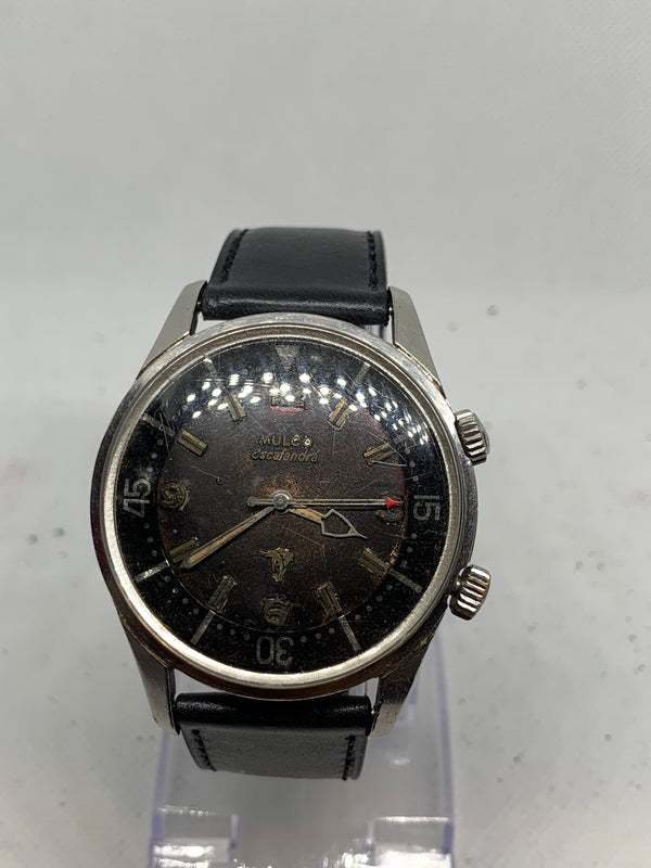 Mulco ESCAFANDRA SUPER COMPRESSOR – Swiss automatic vintage watch Ref. 250-101 Cal. ETA 2375