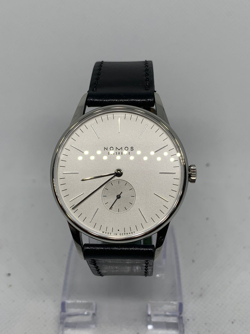 NOMOS Orion 38 Manual Black Leather 38 mm Full Set