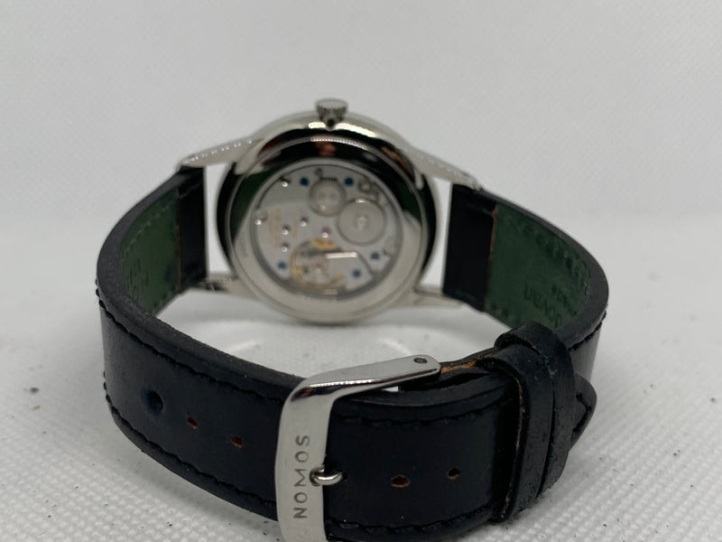 NOMOS Orion 38 Manual Black Leather 38 mm Full Set