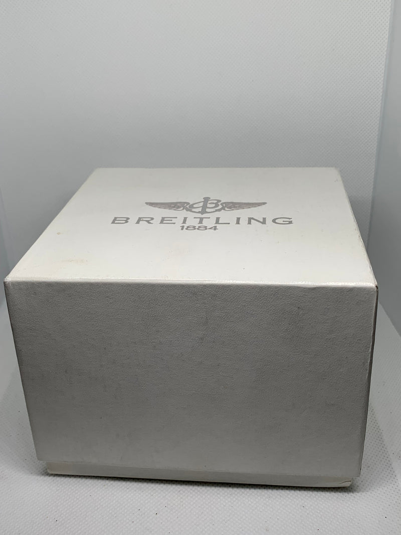 Breitling Chronomat Balack Dial 39MM Steel & 18K Yellow Gold B13050.1 Diamond Bezel