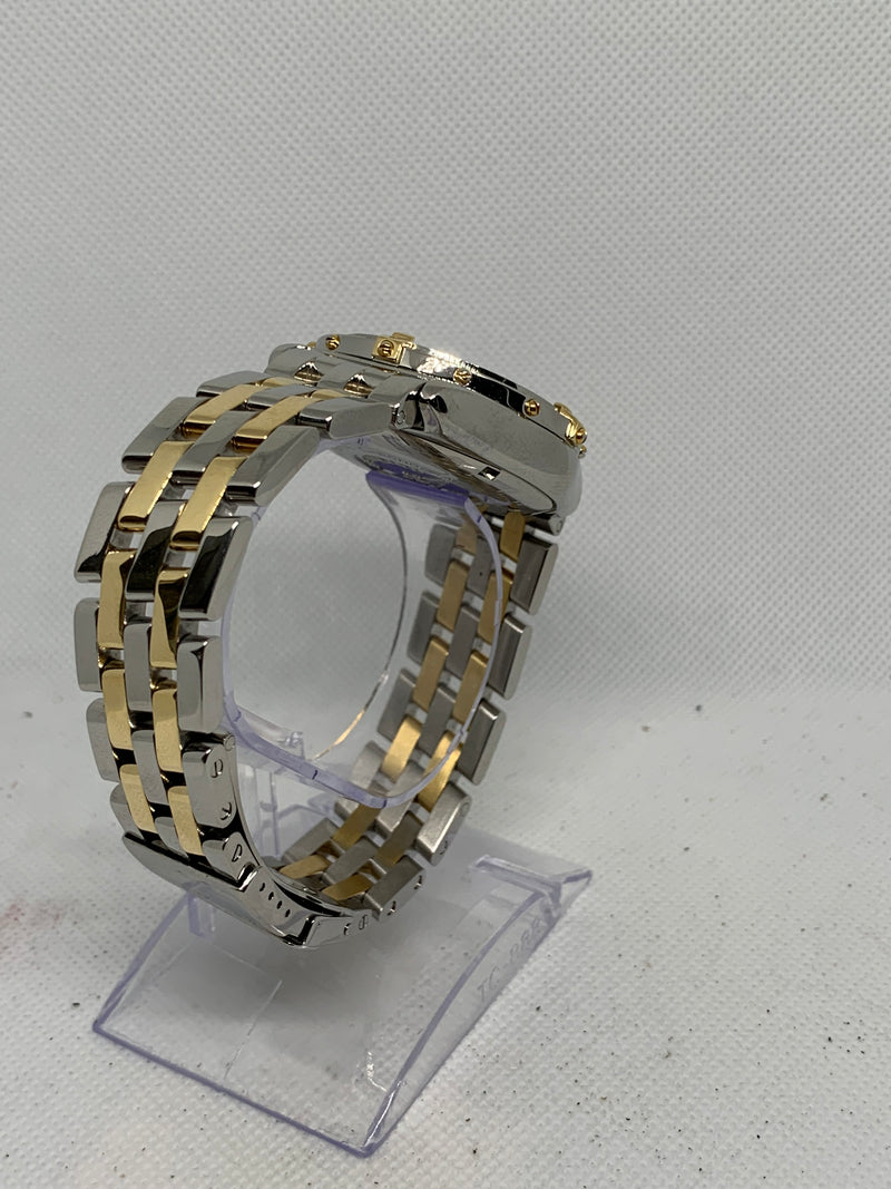 Breitling Chronomat Balack Dial 39MM Steel & 18K Yellow Gold B13050.1 Diamond Bezel