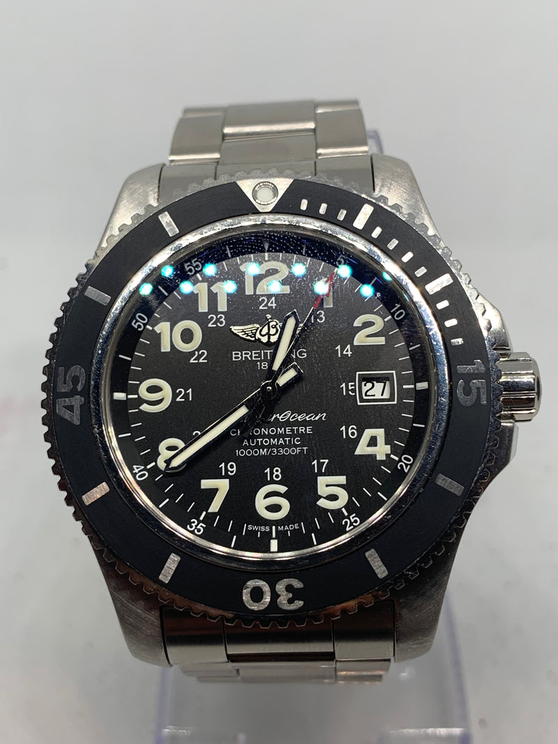 Breitling Superocean II 44 Automatic Black Dial A17392D7