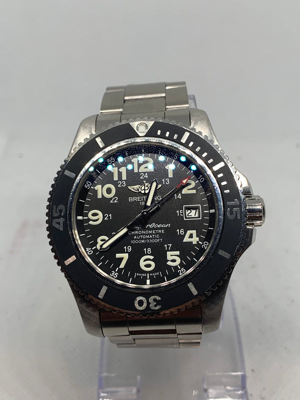 Breitling Superocean II 44 Automatic Black Dial A17392D7