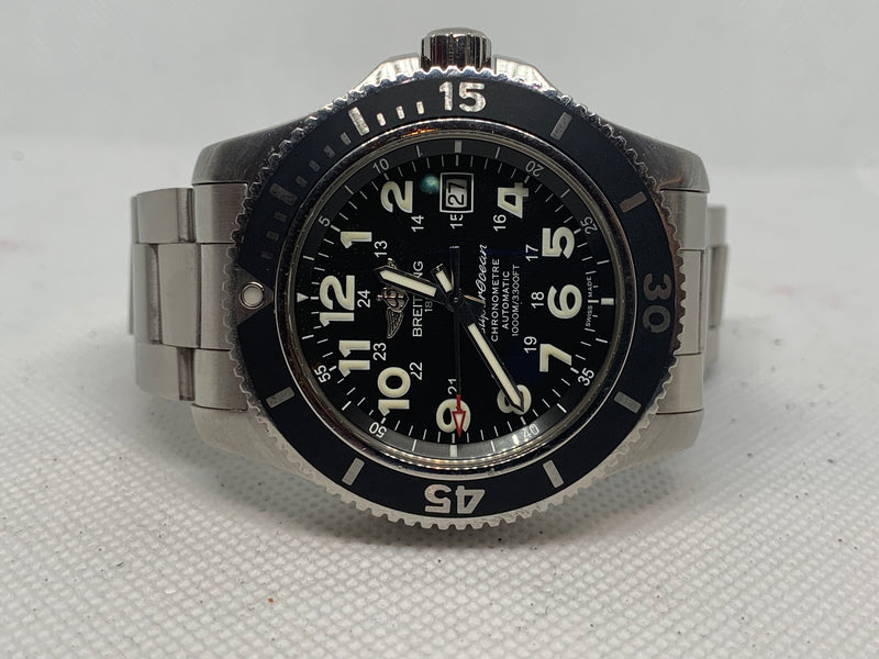 Breitling Superocean II 44 Automatic Black Dial A17392D7