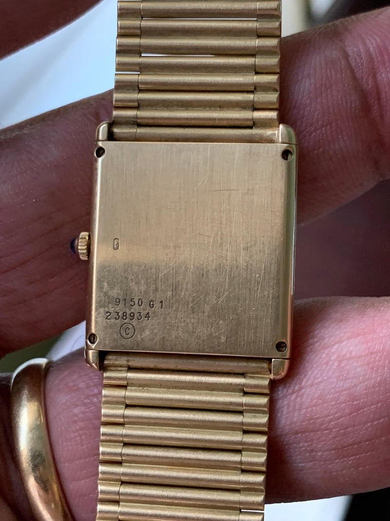 Piaget Tank Dial 18k