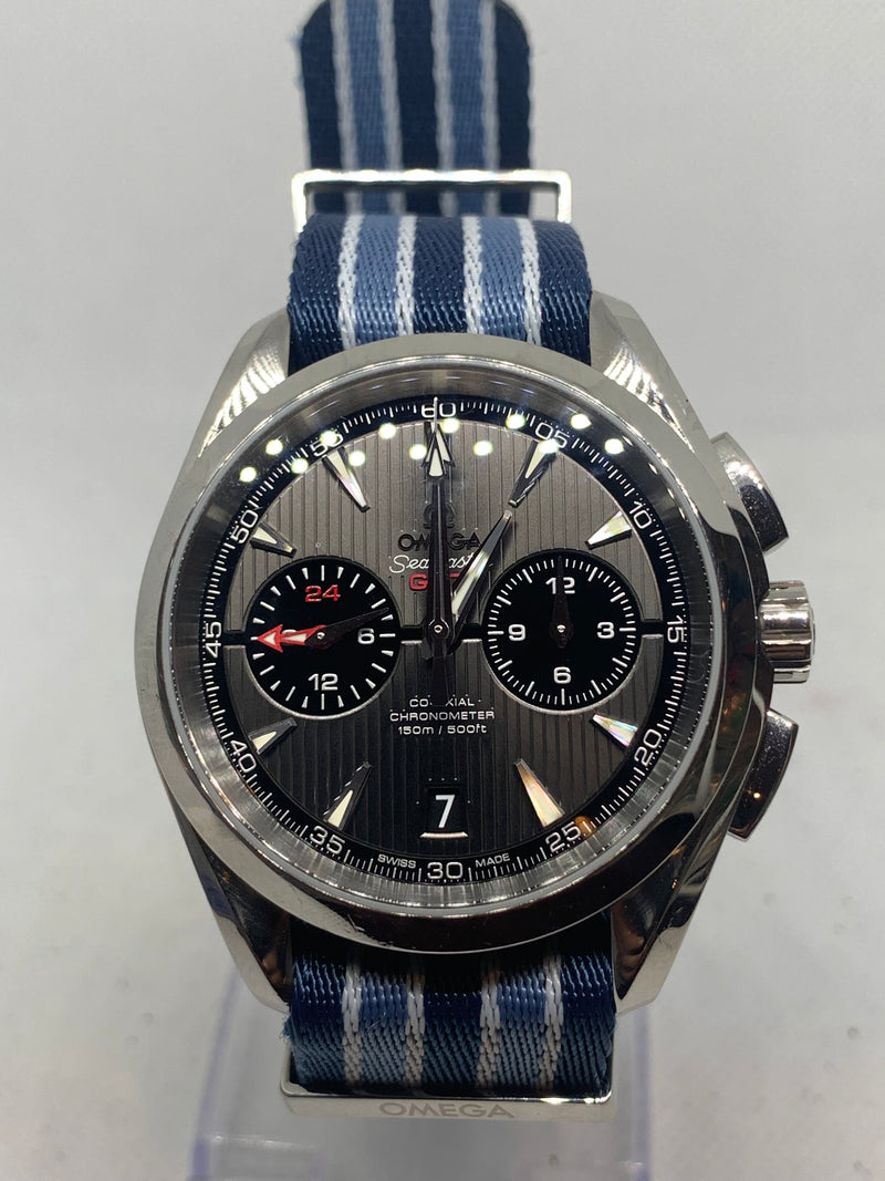 Omega Seamaster Aqua Terra Chronograph GMT Watch 231.10.43.52.06.001 Box